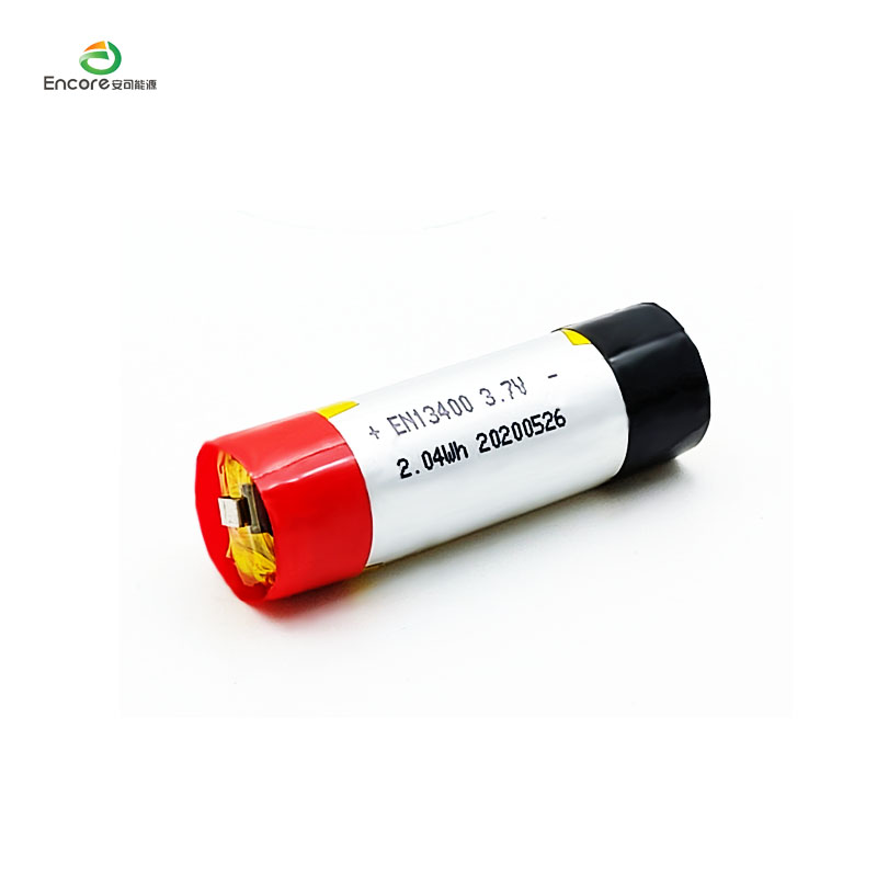 باتری لیپو 550mah استوانه ای 13400