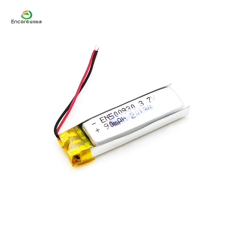 باتری لیتیوم پلیمری قابل شارژ 90mah